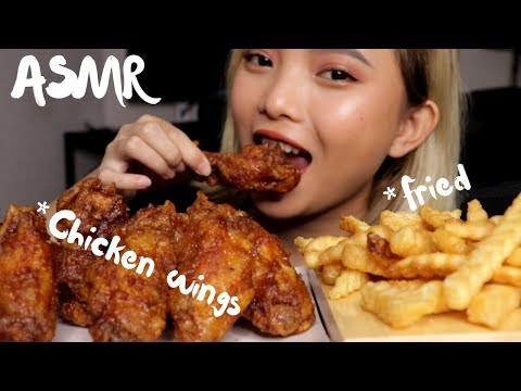 ASMR Spicy Chicken Wings (EATING SOUNDS)😍| Hanna ASMR