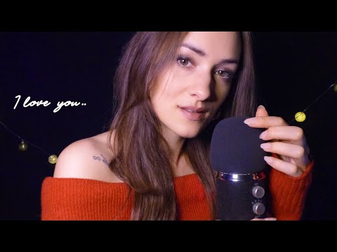 Ear to Ear Whispering ''I LOVE YOU'' ♥️ in 9 Different Languages [ASMR]