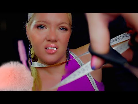 ASMR Rude Modelling Agent Styles You, Hair, Makeup, Measuring, Personal Attention