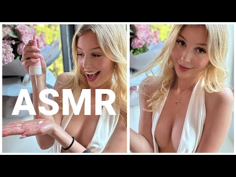 ASMR | lotion and oil without talking