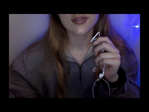 ASMR Inaudible/Unintelligible Whispering, Tapping & Hand Movements