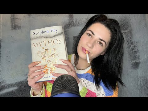 ASMR | Reading To You 📚 Relaxing Whispers, Cigarette Smoking & Book Triggers (Shoutout to Tony 💖)