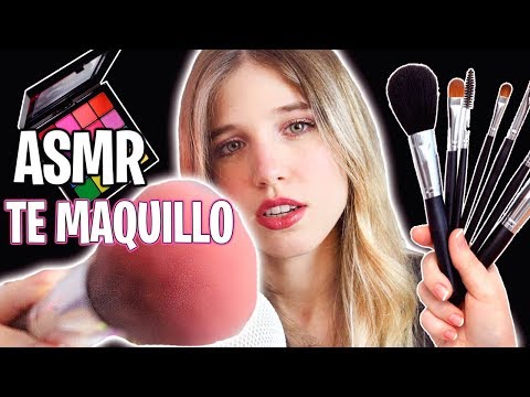 ASMR TE MAQUILLO (MI PRIMER ROLEPLAY EN ESPAÑOL) 💄