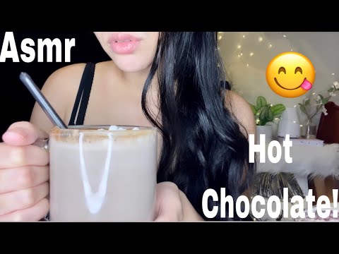 Asmr | Drinking Hot Chocolate + Cookies | No Talking