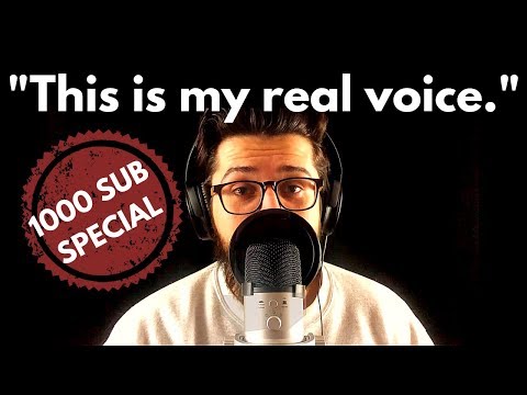 What Does My Real Voice Sound Like?? 1000 Sub Special!   +Your Favorite Triggers [ASMR]