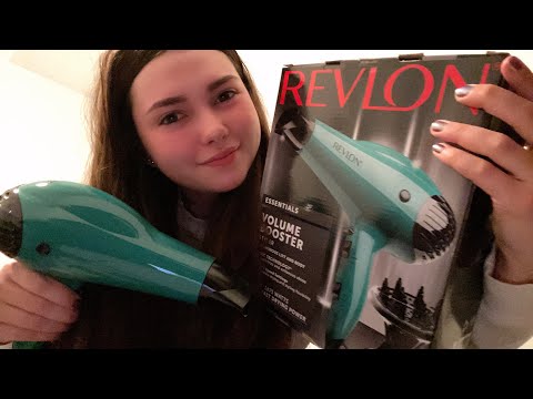 ASMR Blow drying my hair (Requested)