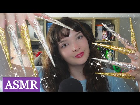 🌞[ASMR] UÑAS MÁGICAS (fast tapping, mouthsounds, roleplay, longnails) ATENCION PERSONAL✨🌞💕