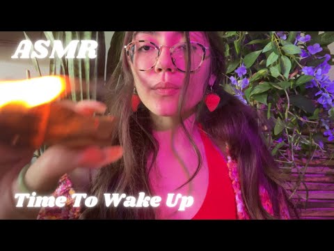 ASMR | Time To Wake Up~ Energy Cleanse, Mic/Face Brushing, Hand Movements + (Fast & Aggressive) 🧡🌞