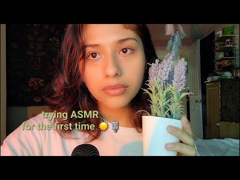 trying ASMR for the first time!! 🎙 🌿