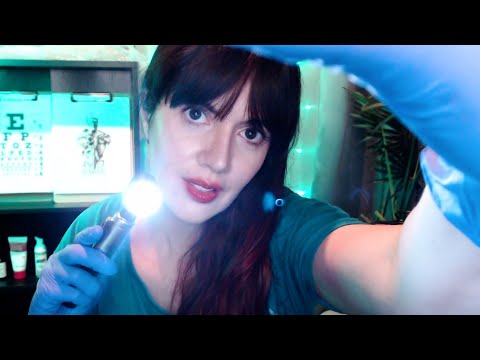 [ASMR] Relaxing Cranial Nerve and Ear Exam ~ Doctor Roleplay for Sleep