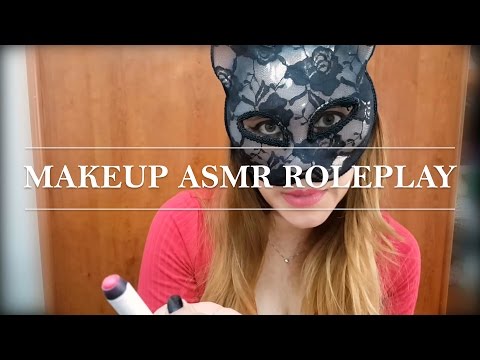 ♡ ASMR Español ♡  ♥ Relaxing Makeup Roleplay  ♥ Maquillaje Roleplay  ♥ Brushing, sounds & tapping