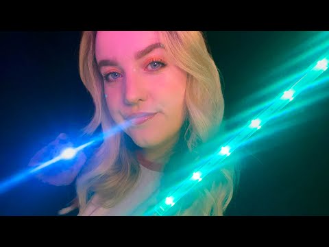 ASMR | Visual Triggers to make your eyes heavy ✨ Lots of LIGHTS!  [Hand Movements & Face Brushing]