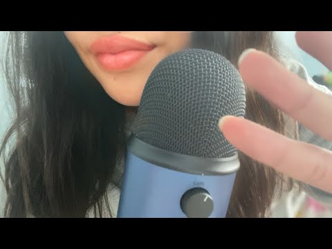 ASMR | Inaudible Whispering (Mouth Sounds, Hand movements)