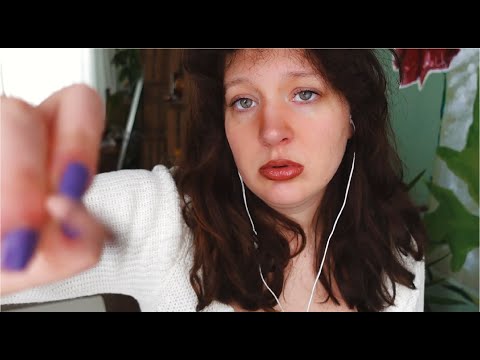 ASMR spit painting your face ( wet mouth sounds)