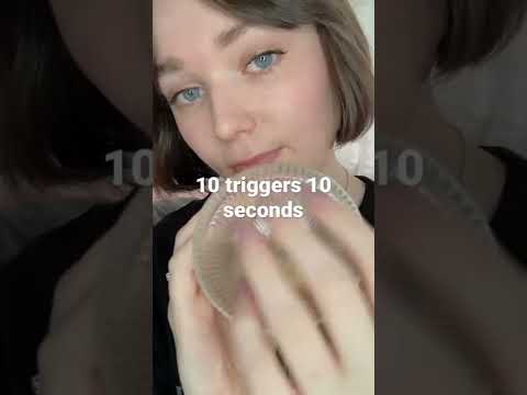 10 triggers in 10 seconds #shorts #asmr