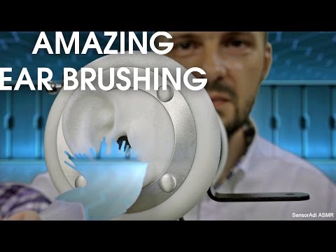 Amazing ASMR Ears Brushing