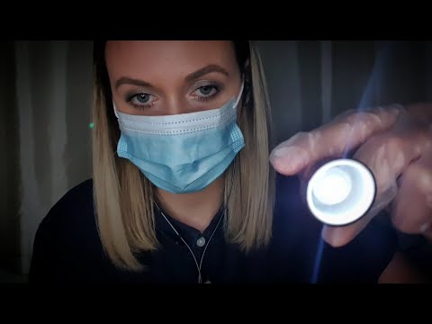 ASMR 😷🤕 Doctor Documents and Tends to Your Wounds (role play) 🤕😷