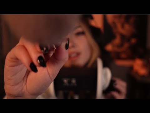 ASMR Face Brushing, Tapping, and Scratching