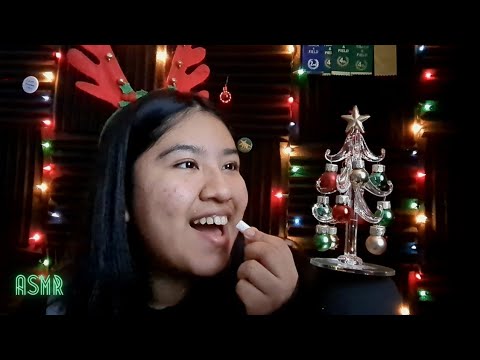 ASMR - IT'S CHRISTMAS TIME!! (tree decorating & intense gum chewing)