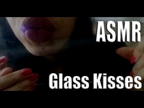 {ASMR} Glass kisses