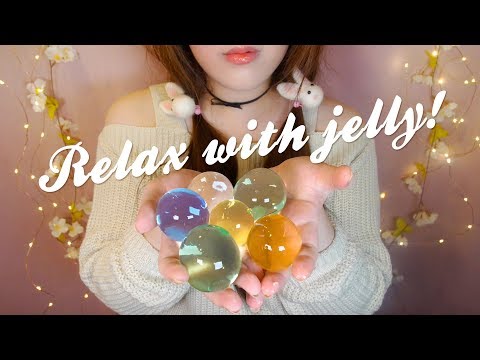 ASMR Ｉ＇ｍ  Ｊｅｌｌｙ😚 (Relaxing Water Beads & Gel & Slime) 젤리소리