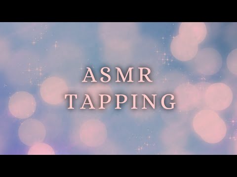 ASMR TAPPING WITH NATURAL NAILS/TAPPING ON SHAMPOOS