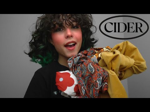 ASMR - cider clothing haul ♥ (clothes, accesories, swimsuits) ~shop cider~