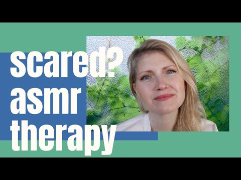 ASMR Feeling scared? 😩 Your ASMR therapist is here. 🤗❤️😴