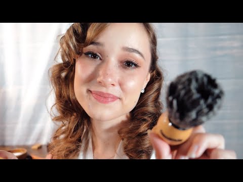 ASMR Bridgerton Themed Hot Towel Shave 🪒 | Getting You Ready for the Ball