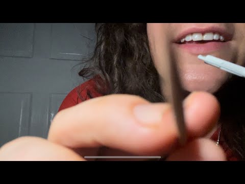 ASMR//The Tickling Your Face Game (Personal Attention)