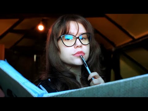 ASMR | Asking you personal questions but fast and aggressive 💤 (lots of writing sounds)