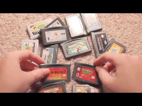 Whispered Show & Tell: DS & GBA Games (light tapping)