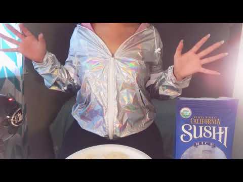 ASMR RICE Sounds (crinkle) 🍚💛