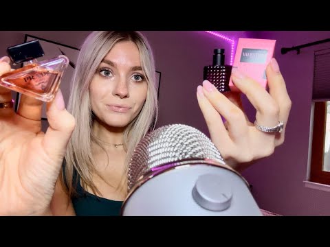 ASMR| Showing You My Mini Perfumes🪩 (Close Whisper+ Clinky Tapping) Over-Explaining