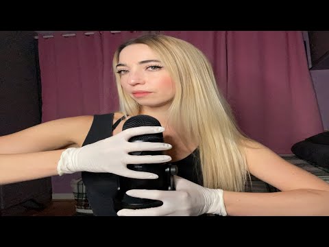 ASMR Rubber Gloves Microphone Touching