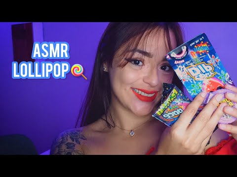 ASMR | Lollipop + hablandote sobre mi❤️🍭