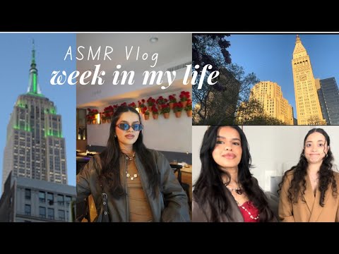 ASMR Vlog~ Upclose Whisper Week in NYC (Graduating, Shoots, Film Premiere)