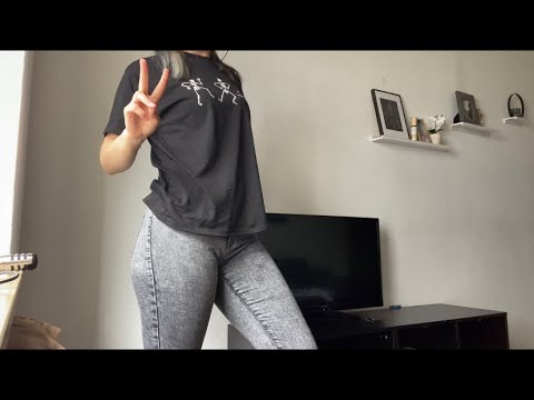 ASMR/  Aggressive jeans scratching