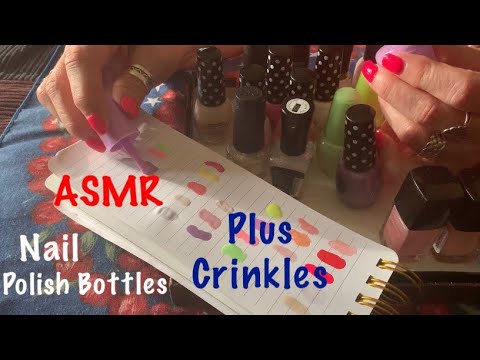 ASMR Request/Nail Polish Bottles/Plastic Crinkles (No talking)