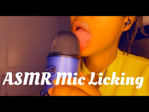 ASMR | Fast & Aggressive Mic Licking (Mouth Sounds)