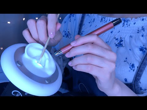 ASMR Realistic Ear Cleaning & Massage Triggers for Deep Sleep 😴 3Dio, ear blowing / 耳かき