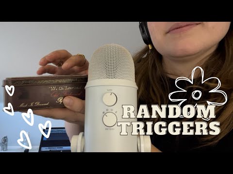 ASMR Tapping and scratching on random triggers