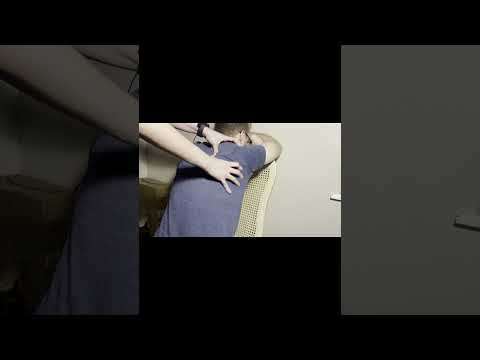 ASMR : Chair Back / Head / Shoulder Massage from Fiancée | No Talking | Real Person #Shorts