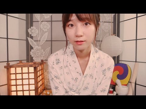 Traditional Korean Makeup on You💝/ ASMR Tingly Makeup Artist Roleplay
