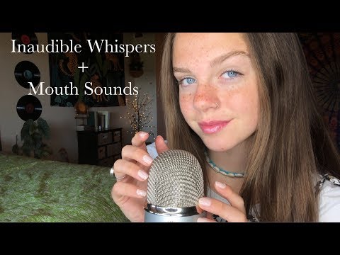ASMR Inaudible Whispers & Gum Chewing