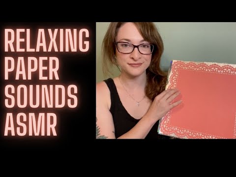 Textured Paper Sounds for Relaxation ASMR