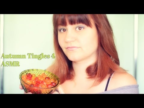 ASMR Autumn Tingles 4: Resin Pumpkins, Chirping, Tapping, Glass Sounds and Ear Buds