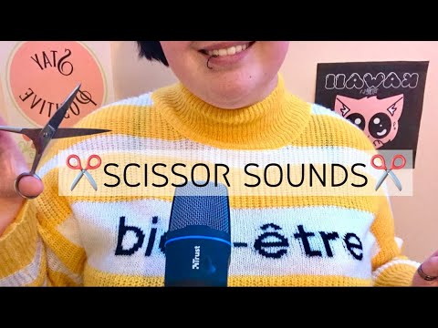 ✂️Scissor Snipping Sounds ASMR✂️