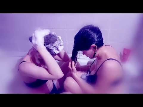 ASMR Wash Hair | Foam Hair | Cutting Soap | Not Lesbians | Two Sisters