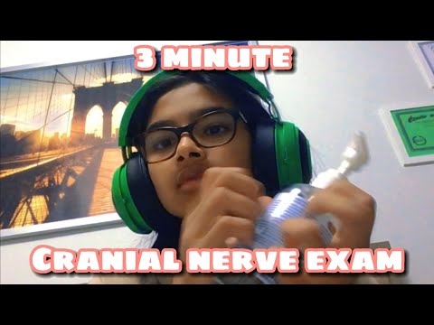 ASMR | 3 MINUTE CRANIAL NERVE EXAM